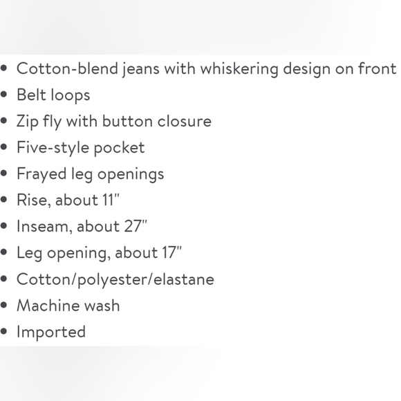 Free People Straight Leg Mid Rise Raw Hem Cropped Blue Jean | Women's Size 25 - Picture 11 of 12